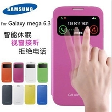 三星GT-I9200原装皮套I9208保护套手机皮套i9205智能开屏皮套