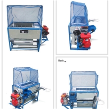 新型节能5TG-80型半喂入式高效机动水稻脱粒机稻麦脱谷机