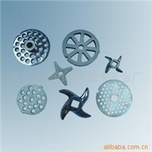 供应粉末冶金绞肉机不锈钢刀盘、十字刀片、筛片。