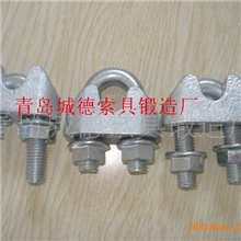 索具卡头DIN741钢丝绳卡头玛钢卡头吊环螺丝DIN580