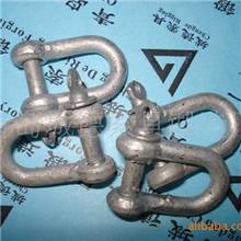 欧式D卸扣弓形卸扣镀锌卸扣不锈钢卸扣索具花兰吊环卡头