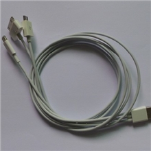 工厂直销苹果5数据线/IPADMINI一拖三/16PIN转30P转usb