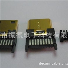 miniHDMIctypeMaleI.D.C公头夹板式电脑线材连接器