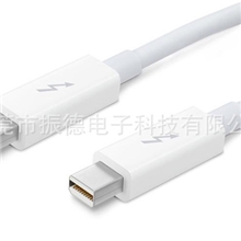 苹果Thunderbolt雷电转雷电Thunderbolt高清连接线转接线