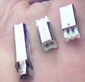 供应USB4PB公长短体连接器