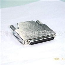 VHDCI68P公头单边侧压刺破铁壳螺丝式连接器