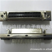 SCSI40PDB母头180度插板式连接器