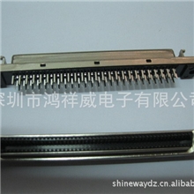 SCSI100PCN母头180度插板式连接器