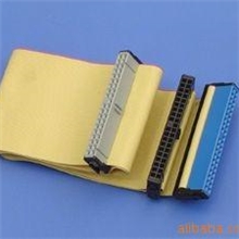 UL20674#30AWGATA80P黄排线CABLE