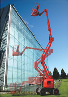 越野内燃臂式升降平台