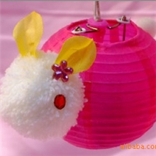 兔子灯笼兔年灯笼卡通灯笼丝绸灯笼中秋灯笼灯笼批发