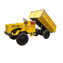 矿山巷道载重7吨四轮车,无轨胶轮车,四不像车