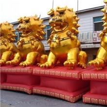 长期生产金狮气模气模充气模型金狮子气模定做
