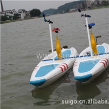 广州美星供应双人水上单车3.7*1.36m玻璃钢材料