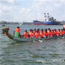 广州美星供应多人龙舟标准龙船船身轻造工美