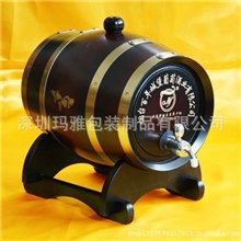 【玛雅包装】3L红酒橡木桶酒桶木桶