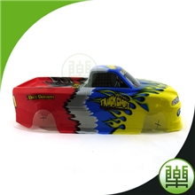 生产定制1:10彩印大脚车壳车模PVC车壳玩具车壳车模外壳加工
