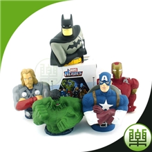 热销9吋搪胶复仇者联盟储钱罐（5款）模型钱罐生日礼物