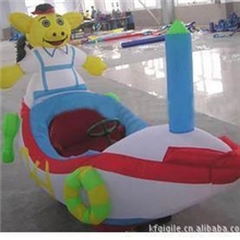 【充气车】2013新款充气电动车广场充气车儿童充气电瓶车