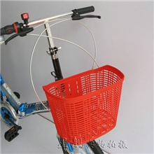 电动自行车塑料彩色车筐各种规格自行车用彩色塑料车篮环保车筐