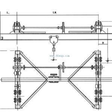 销售1-10tLSX型手动单梁悬挂起重机手悬起重机