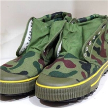 正品四川征峰高帮迷彩胶鞋批发工作鞋劳保鞋作训鞋登山鞋防滑鞋