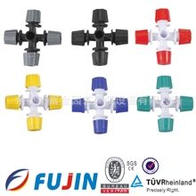 供应雾化喷头/十字喷头/四出口雾化喷头/雾化降温微喷头