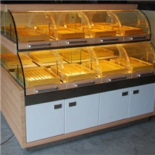 亚克力圆弧门面包蛋糕展示柜/商场展柜/义乌厂家直供批发