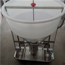 批发供应恒达养殖设备不锈钢底干湿下料器质量第一信誉至上
