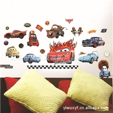 三代墙贴汽车总动员XY8091汽车装饰墙贴
