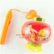 音乐小宫灯手提灯笼中秋节灯笼元宵节灯笼塑料灯笼玩具灯笼