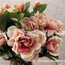 XINLU高档仿真花/道具装饰仿真花/绢花怀旧栀子花豆沙粉色