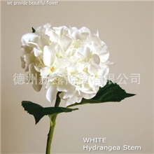 高档仿真花绢花外贸假花地中海绣球花紫阳花白色人造花