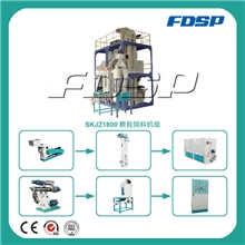 1-3吨/时畜饲料颗粒加工工程