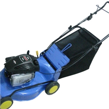 厂家直供18英寸自走一杆调高割草机手推式割草机轮式割草机