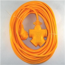 抗震防摔防压拖线板插线板插排工地专用电源延长线摔不烂15米