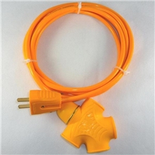 抗震防摔防压防爆接线板工地专用插座插排家用电源延长线10米