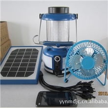 太阳能野营灯带迷你风扇太阳能野营灯带球泡太阳能手提灯