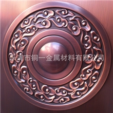 专业定制厂家直销加工精美铜门装饰材料铜壁画（精品）