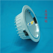 中山古镇LED外壳厂家供应6寸压铸筒灯外壳15W天花灯具配件