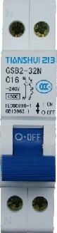 低压断路器天水二一三断路器GSB2-32N小型断路器