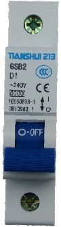 天水二一三GSB2-240V/1P小型断路器