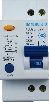 天水二一三GSB2L-32N1p小型漏电断路器