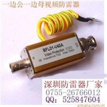 出口质量销售上千雷柯品牌视频防雷器一公一母