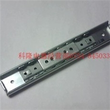 进口日本导轨[走桥]抽屉轨道滑轨1节轨导轨.缓冲轨道120*20*8