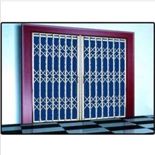 不锈钢门业拉闸门和谐式拉闸门（弯密榄型）拉闸