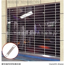 佛山不锈钢门业通花卷帘门银行通花卷闸拉闸门T1006