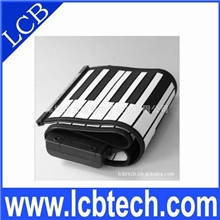 49键硅胶软钢琴/硅胶折叠电子琴手卷钢琴带MIDI功能