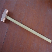 集兴牌紫铜八角锤木柄紫铜锤大锤红铜锤銅榔頭铜锤子