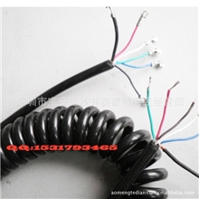 厂家批发弹弓线弹簧线螺旋线电话曲线PU弹弓线PU弹簧线